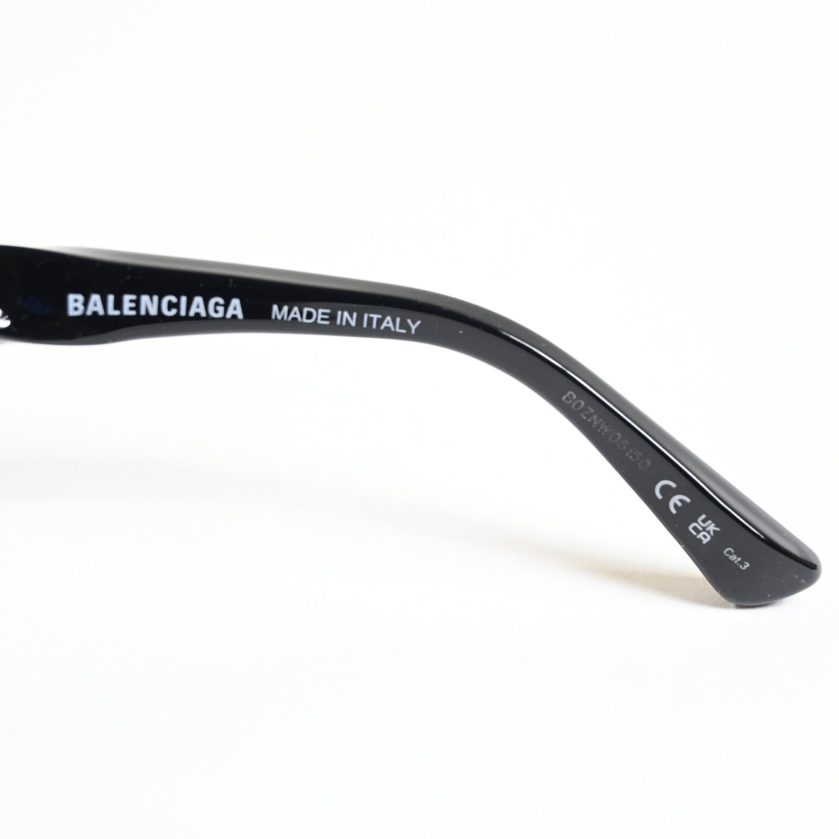 Balenciaga BB0209SA 001 Womens Authentic Sunglasses Black/Gray, 55mm - New