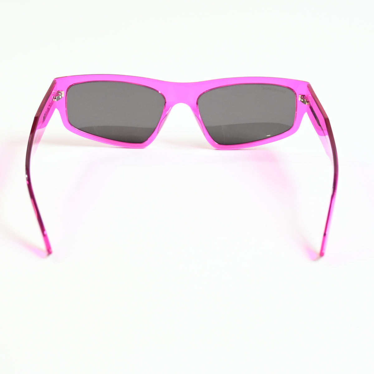 Balenciaga BB0305S 010 Mens Authentic Sunglasses Fuchsia/Gray, 58mm - New