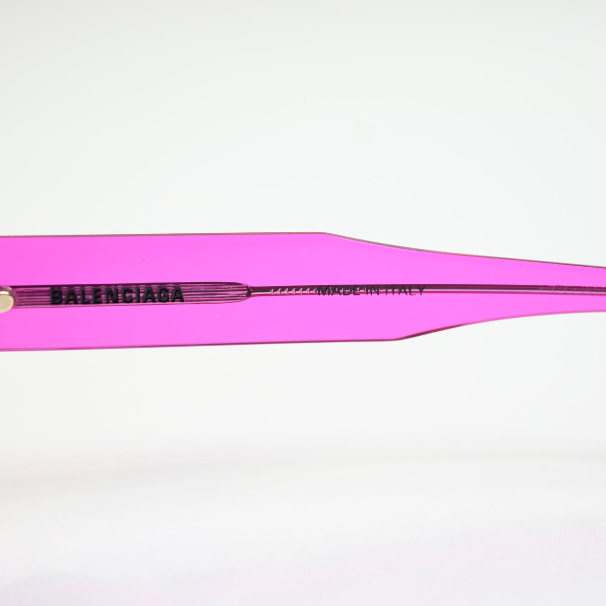 Balenciaga BB0305S 010 Mens Authentic Sunglasses Fuchsia/Gray, 58mm - New