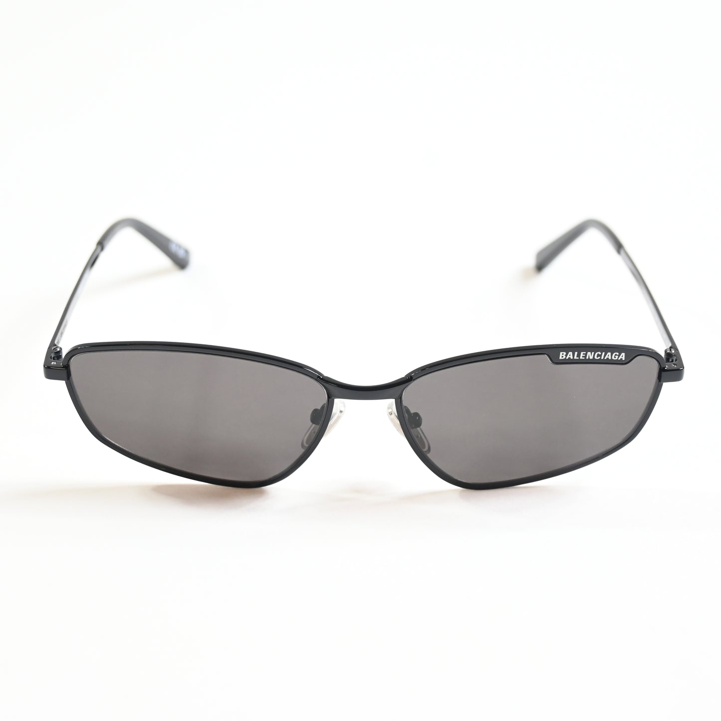 Balenciaga BB0277S 001 Unisex Authentic Sunglasses Black/Gray, 60mm - New
