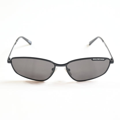 Balenciaga BB0277S 001 Unisex Authentic Sunglasses Black/Gray, 60mm - New