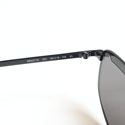 Balenciaga BB0277S 001 Unisex Authentic Sunglasses Black/Gray, 60mm - New