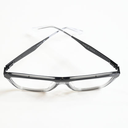 Bottega BV1133O 001 Mens Authentic Eyeglasses Clear Gray/Black, 57mm - New