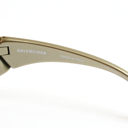 Balenciaga BB0318S 004 Unisex Authentic Sunglasses Clear Green/Brown, 78mm - New