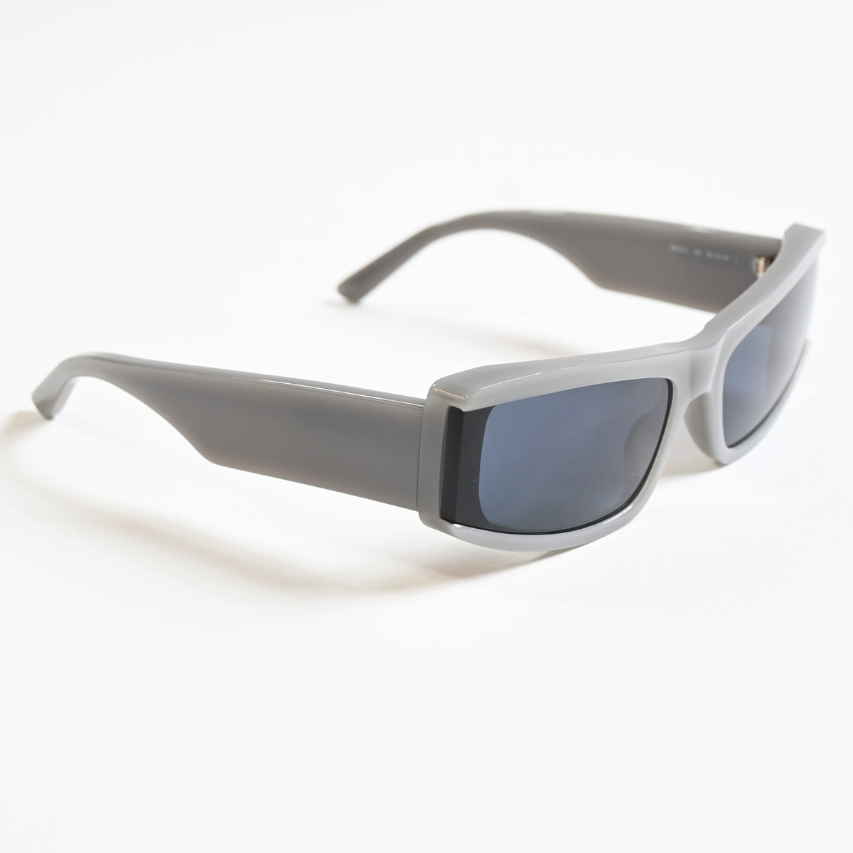 Balenciaga BB0301S 003 Unisex Authentic Sunglasses Gray/Blue, 66mm - New
