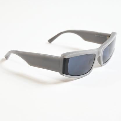 Balenciaga BB0301S 003 Unisex Authentic Sunglasses Gray/Blue, 66mm - New