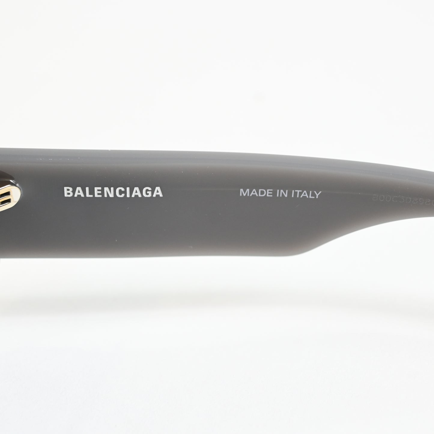 Balenciaga BB0301S 003 Unisex Authentic Sunglasses Gray/Blue, 66mm - New