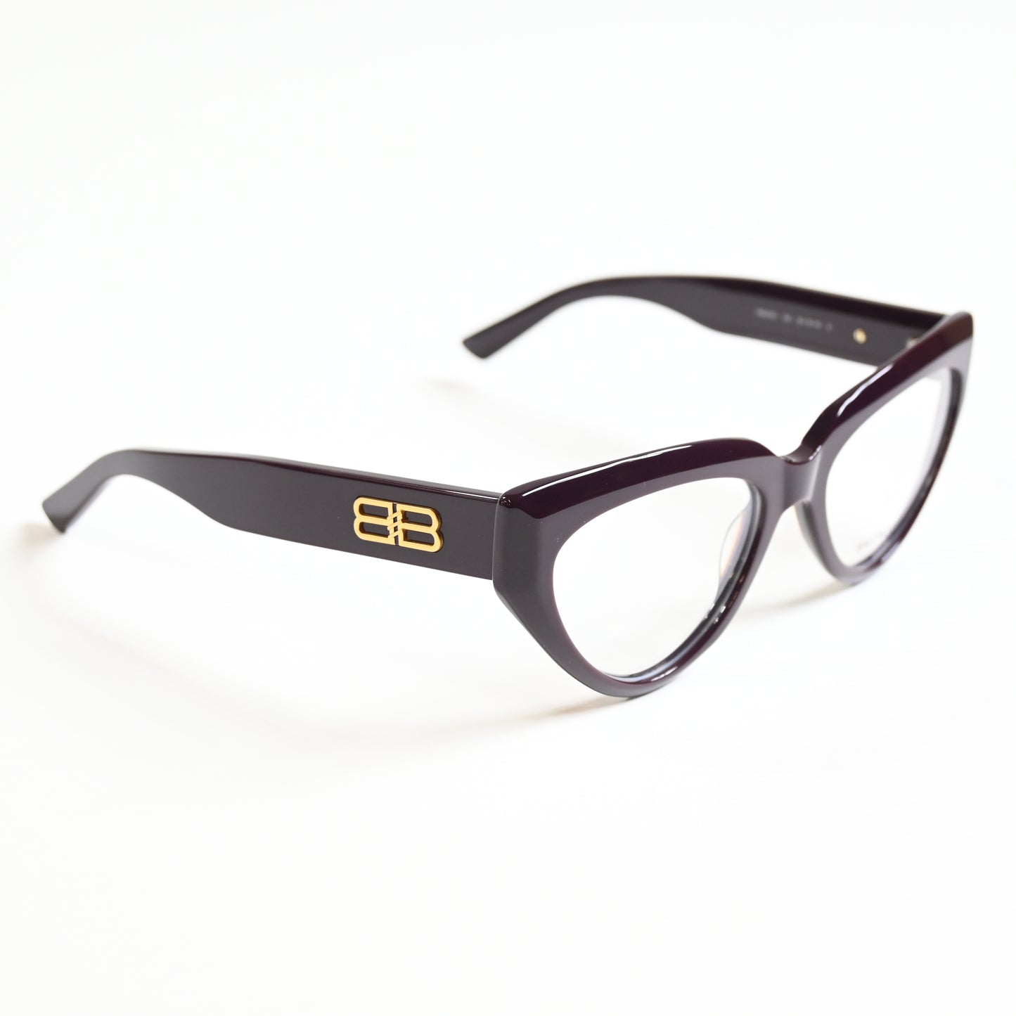 Balenciaga BB0276O 003 Womens Authentic Eyeglasses Red/Gold, 53mm - New