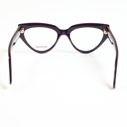 Balenciaga BB0276O 003 Womens Authentic Eyeglasses Red/Gold, 53mm - New