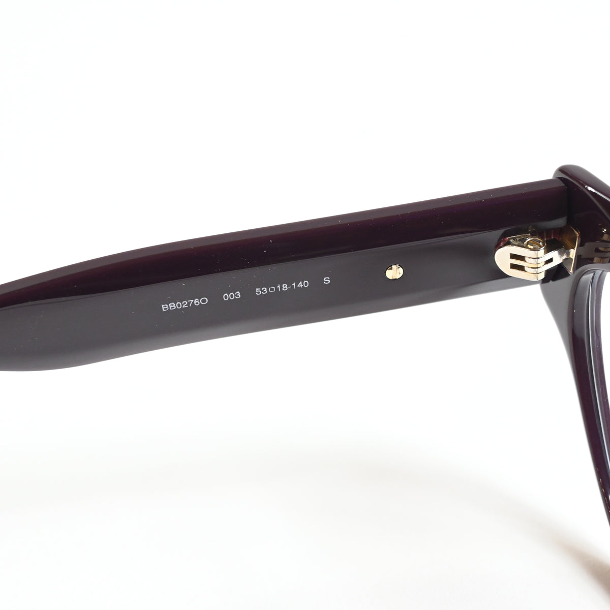 Balenciaga BB0276O 003 Womens Authentic Eyeglasses Red/Gold, 53mm - New