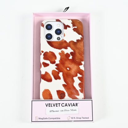 VELVET CAVIAR Apple iPhone 16 Pro Max MagSafe Case - Spotted Cow