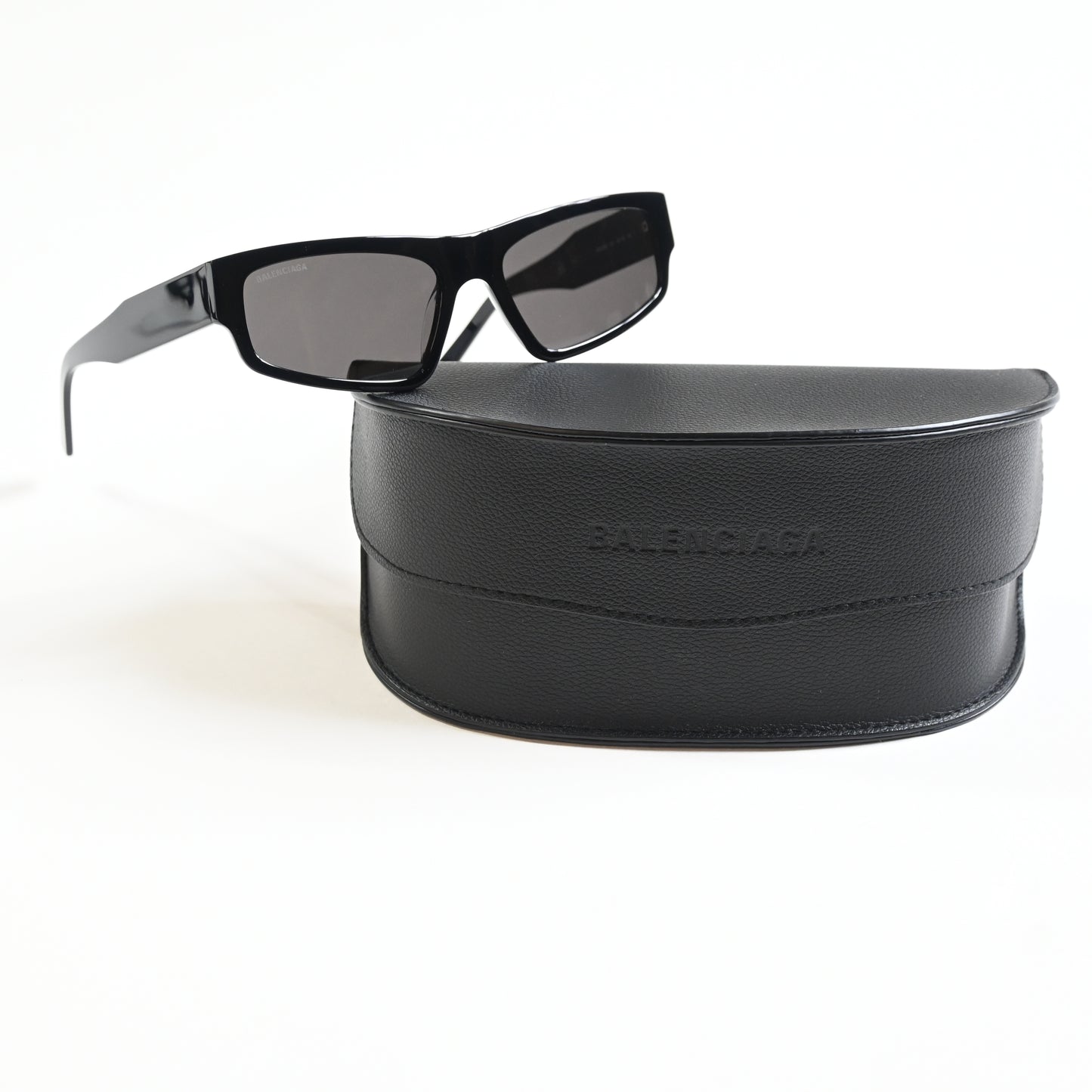 Balenciaga BB0305S 001 Unisex Authentic Sunglasses Black, 56mm - New