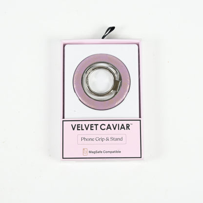 VELVET CAVIAR MagSafe Grip Ring - Dusty Rose Chrome Floral