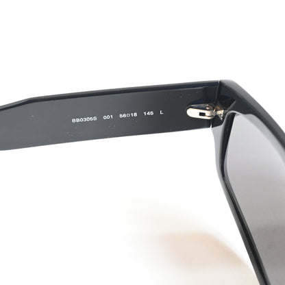 Balenciaga BB0305S 001 Unisex Authentic Sunglasses Black, 56mm - New