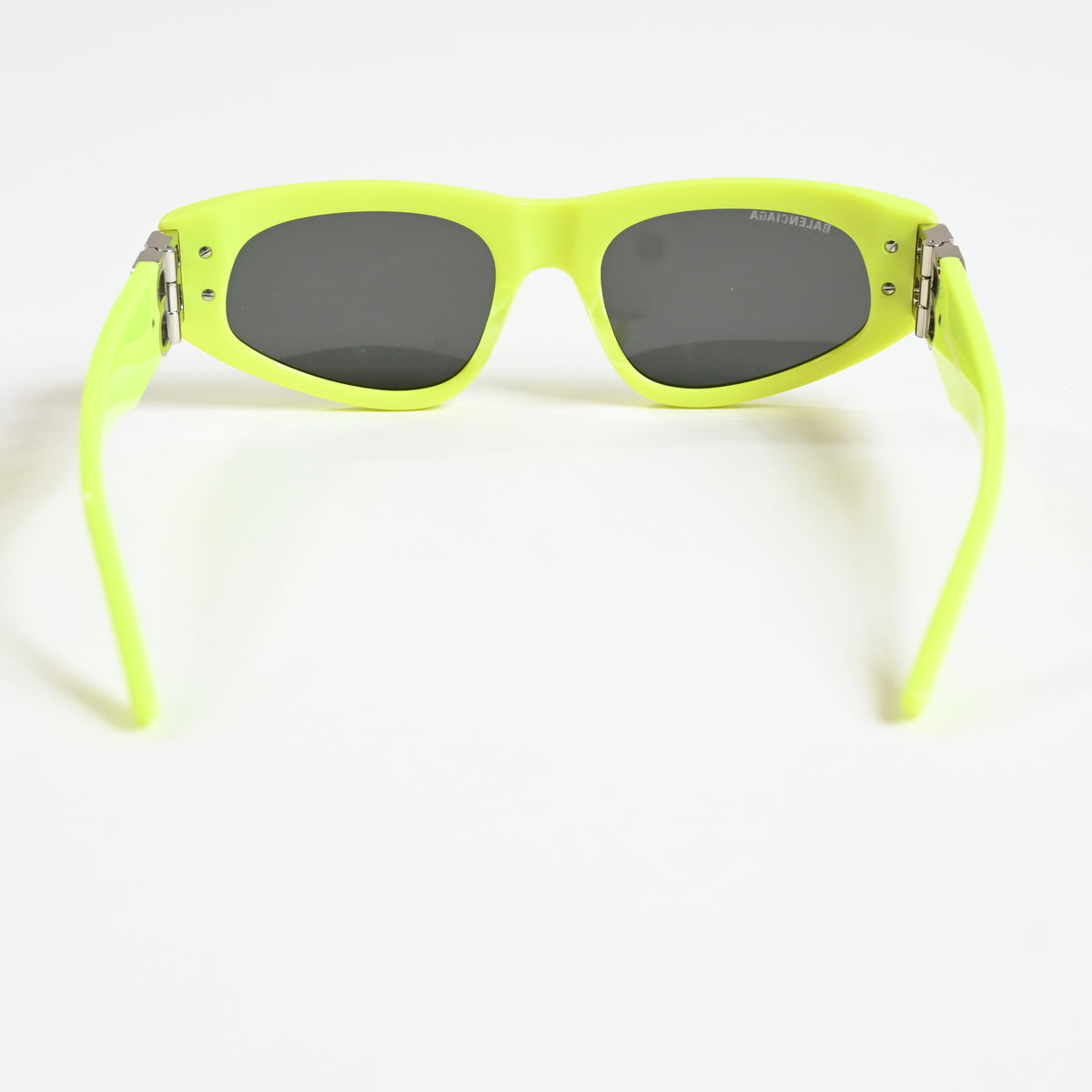 Balenciaga BB0095S 007 Womens Authentic Sunglasses Yellow/Gray, 53mm - New