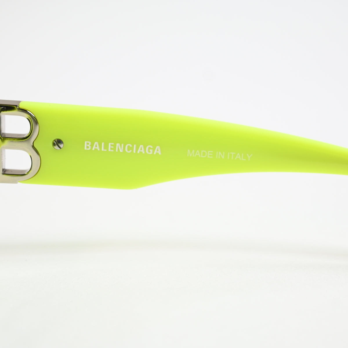 Balenciaga BB0095S 007 Womens Authentic Sunglasses Yellow/Gray, 53mm - New