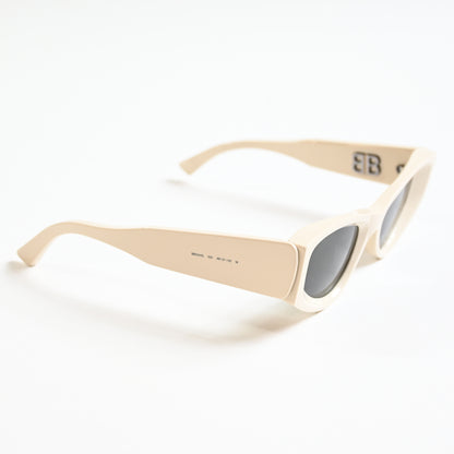 Balenciaga BB0243S 003 Womens Authentic Sunglasses Beige/Gray, 48mm - New