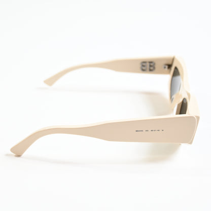 Balenciaga BB0243S 003 Womens Authentic Sunglasses Beige/Gray, 48mm - New