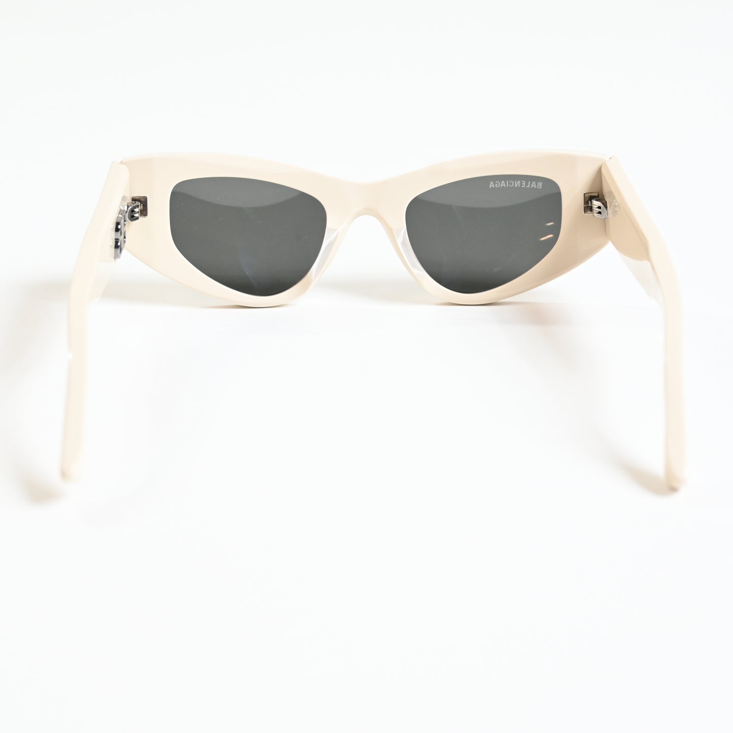 Balenciaga BB0243S 003 Womens Authentic Sunglasses Beige/Gray, 48mm - New