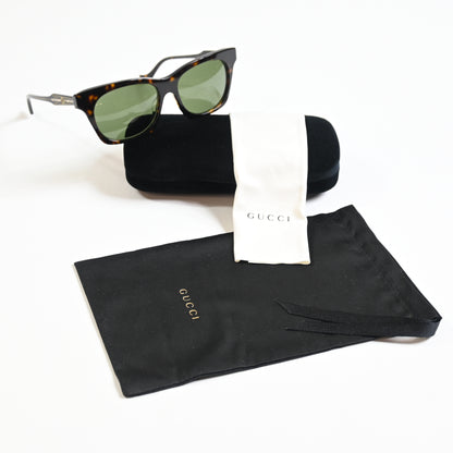 Gucci Women's Winged Cat Eye Sunglasses, One Size