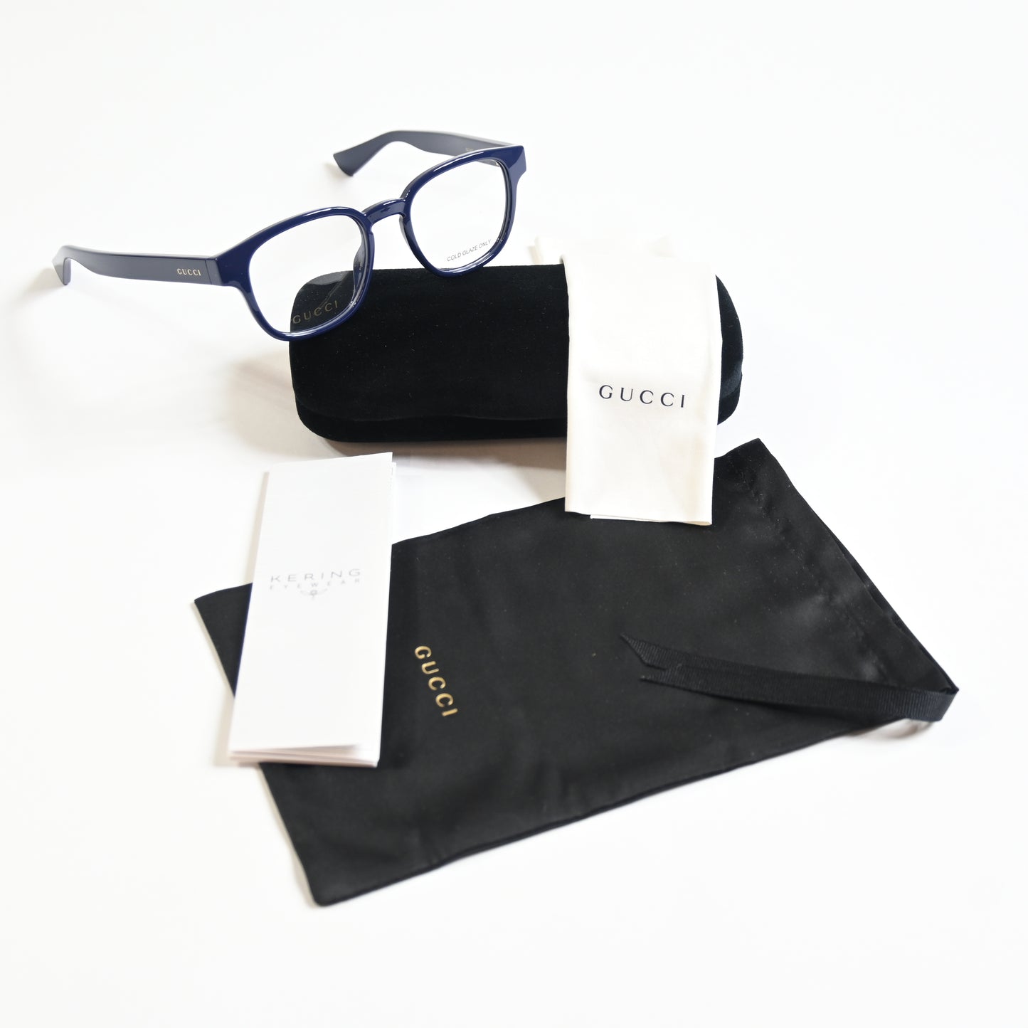 Gucci GG1343O 003 Mens Authentic Eyeglasses Black, 49mm - New