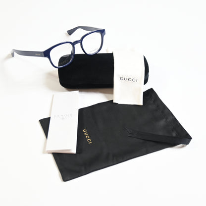 Gucci GG1343O 003 Mens Authentic Eyeglasses Black, 49mm - New