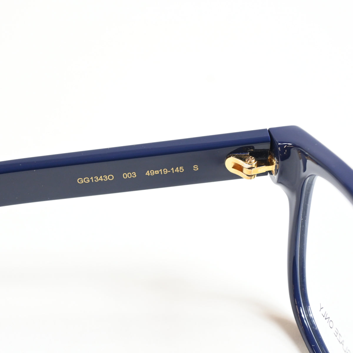 Gucci GG1343O 003 Mens Authentic Eyeglasses Black, 49mm - New