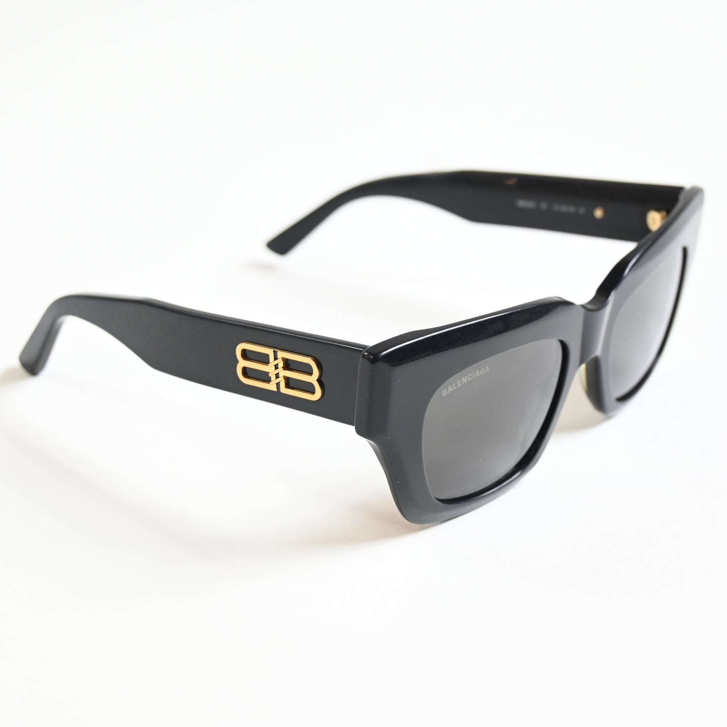 Balenciaga Square-Frame Acetate Distressed Sunglasses