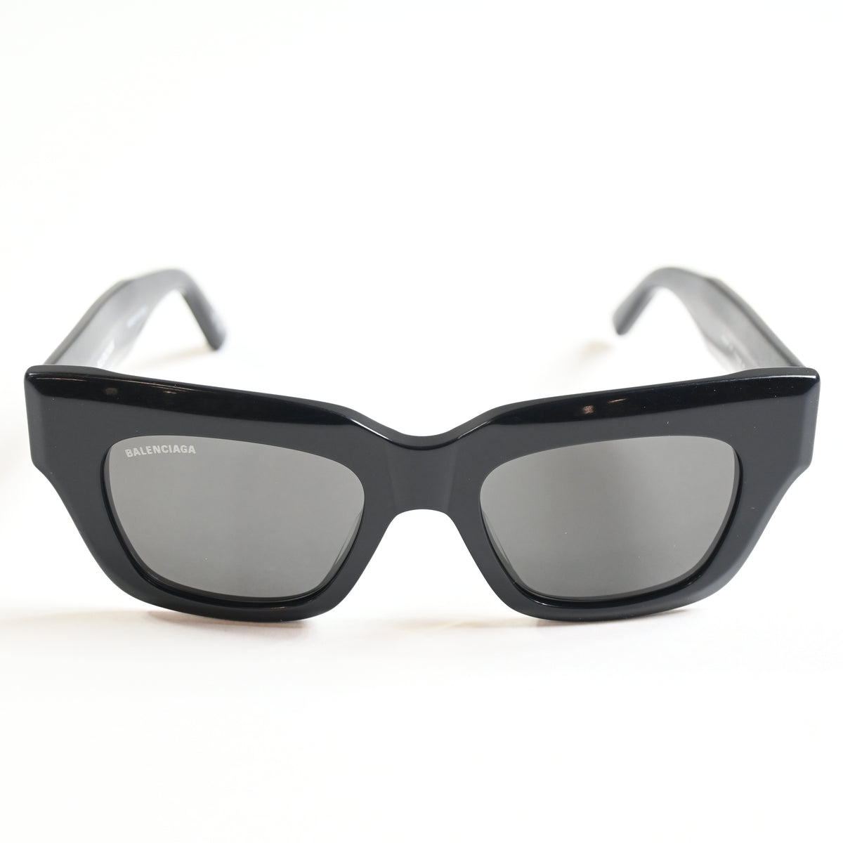 Balenciaga Square-Frame Acetate Distressed Sunglasses