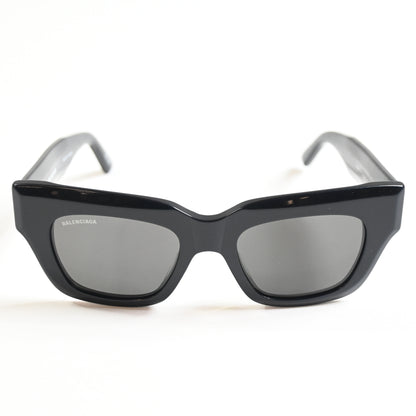 Balenciaga Square-Frame Acetate Distressed Sunglasses