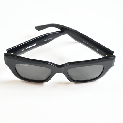 Balenciaga Square-Frame Acetate Distressed Sunglasses