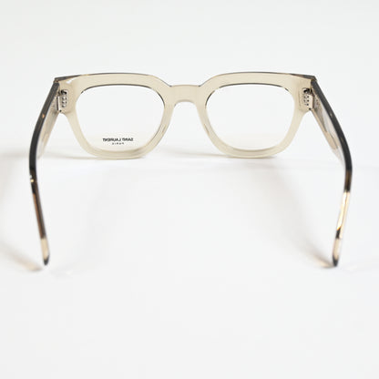 Yves Saint Laurent SL-661O 003 Unisex Authentic Eyeglasses Clear Beige, 50 - New