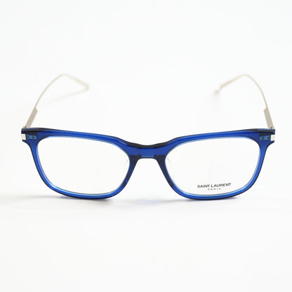 Yves Saint Laurent SL-578O 004 Womens Authentic Eyeglasses Blue/Silver, 48 - New