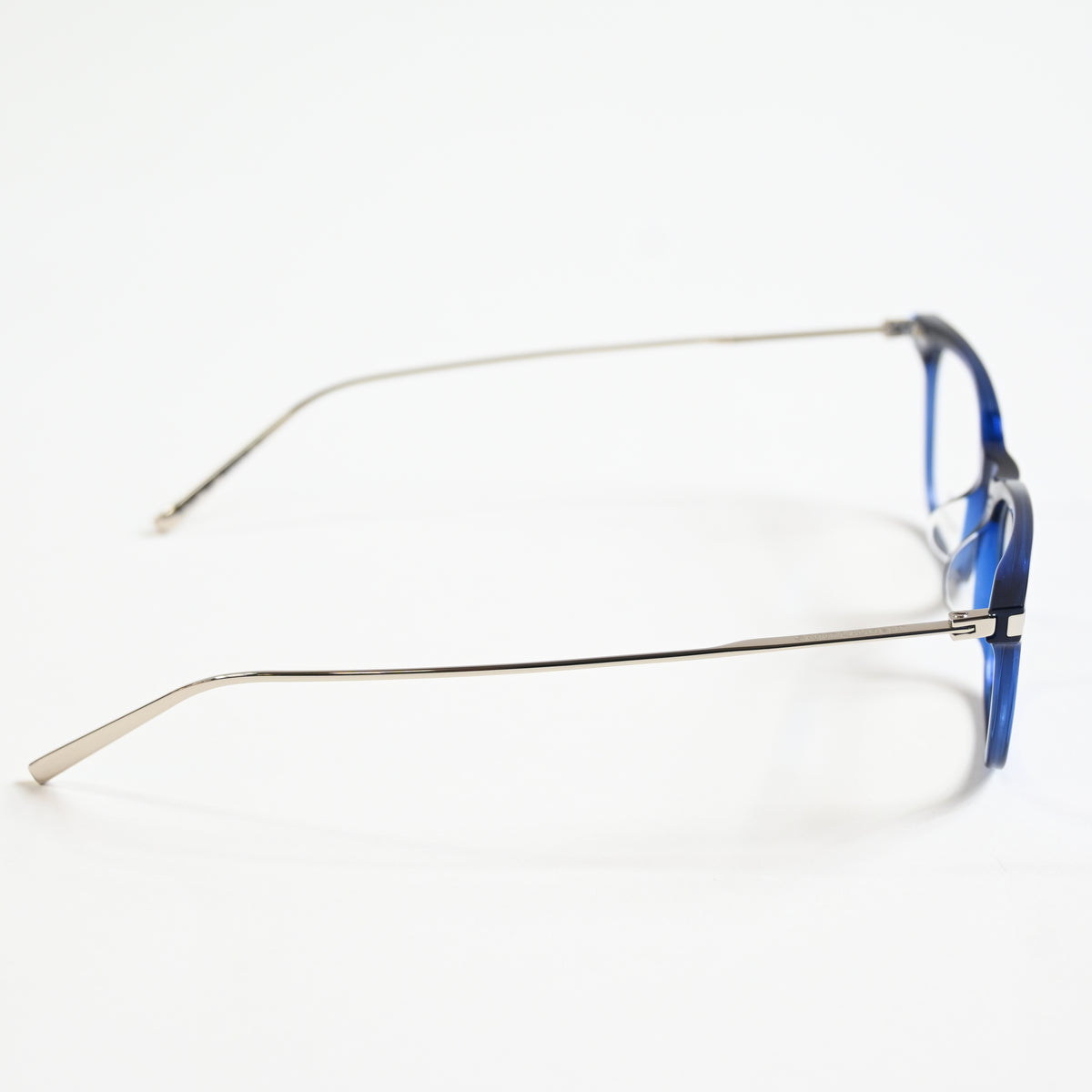 Yves Saint Laurent SL-578O 004 Womens Authentic Eyeglasses Blue/Silver, 48 - New