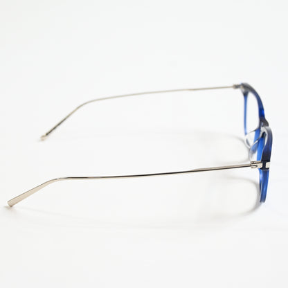 Yves Saint Laurent SL-578O 004 Womens Authentic Eyeglasses Blue/Silver, 48 - New