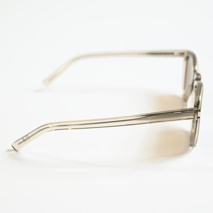 Yves Saint Laurent SL 28 Unisex Authentic Sunglasses, Clear Beige, 49 - New