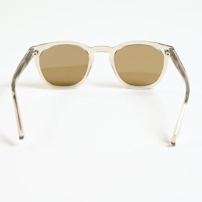 Yves Saint Laurent SL 28 Unisex Authentic Sunglasses, Clear Beige, 49 - New