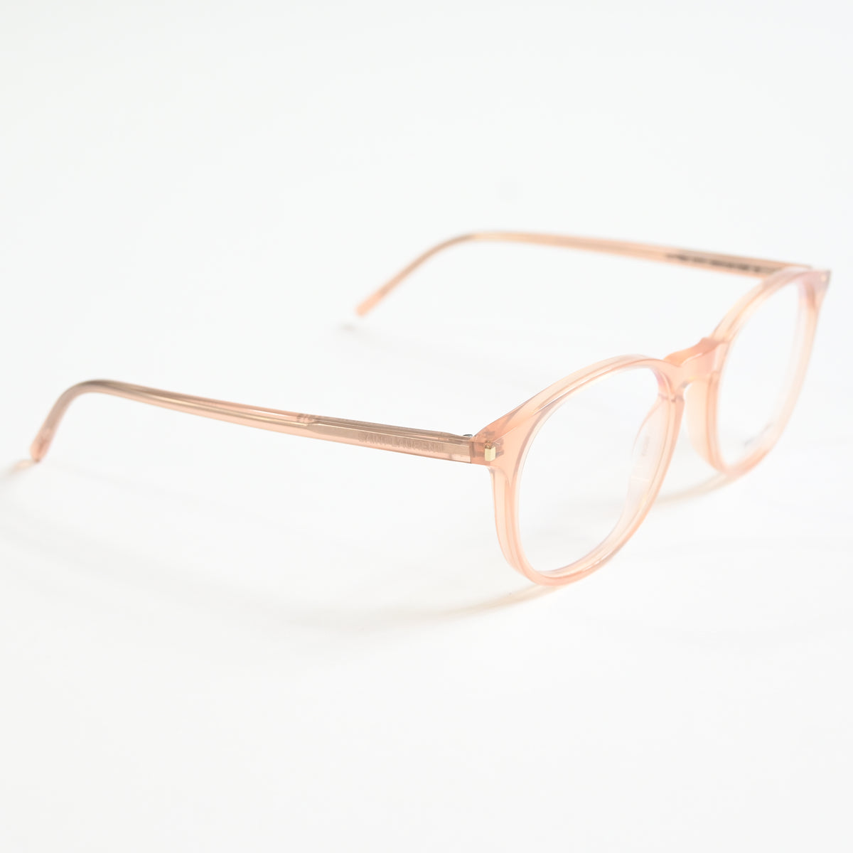 Yves Saint Laurent SL-106O 017 Mens Authentic Eyeglasses Clear Orange, 50 - New