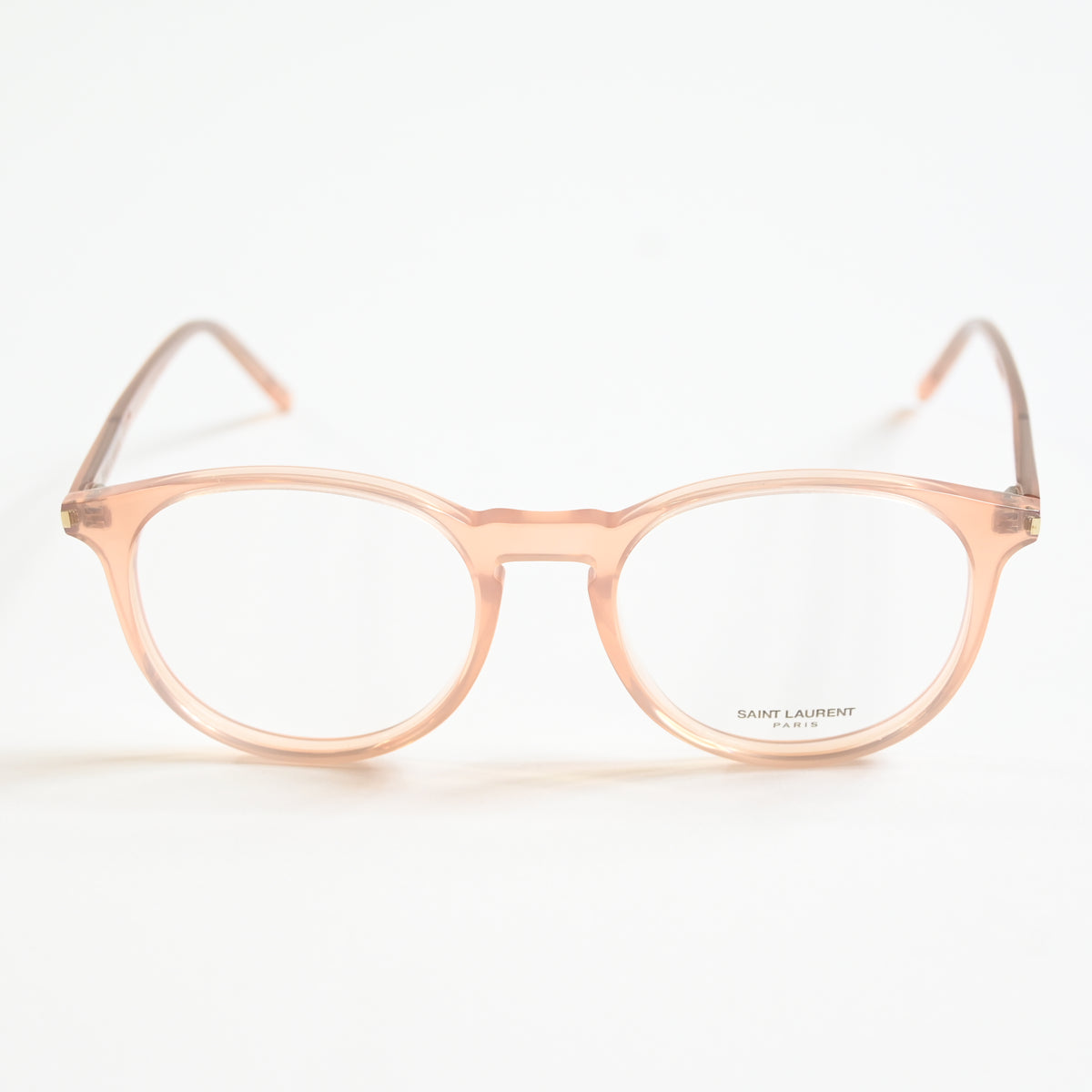 Yves Saint Laurent SL-106O 017 Mens Authentic Eyeglasses Clear Orange, 50 - New