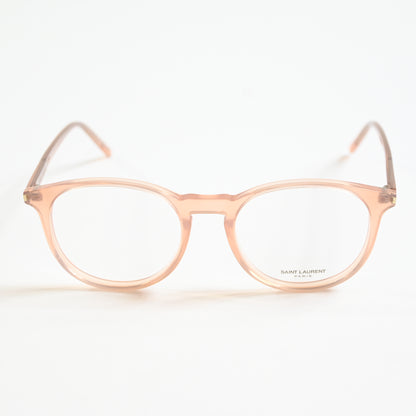 Yves Saint Laurent SL-106O 017 Mens Authentic Eyeglasses Clear Orange, 50 - New