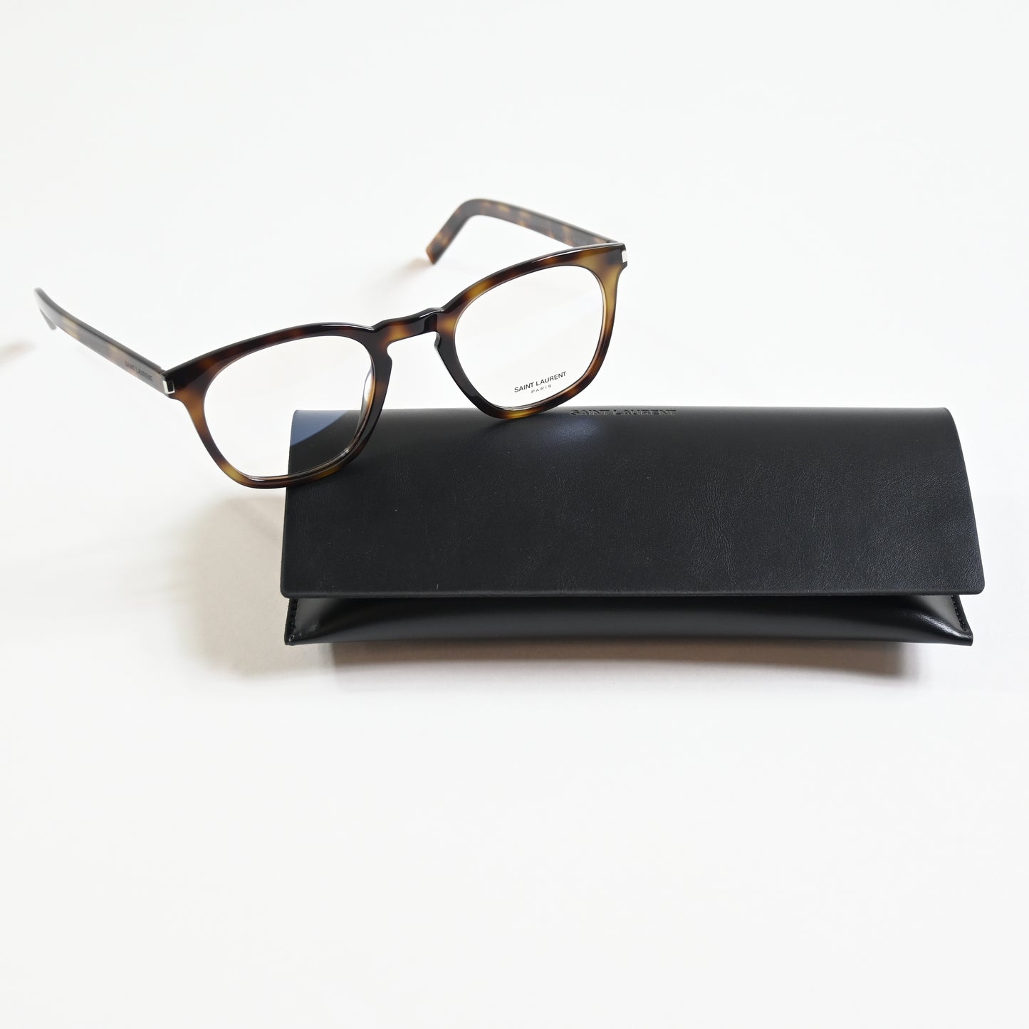 Yves Saint Laurent SL-30OSLIM 011 Unisex Authentic Eyeglasses Havana, 49mm - New