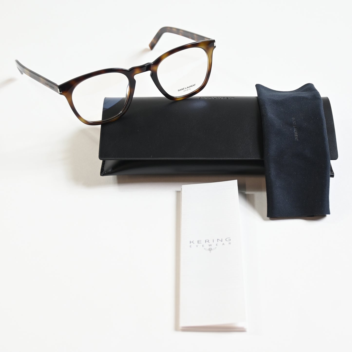 Yves Saint Laurent SL-30OSLIM 011 Unisex Authentic Eyeglasses Havana, 49mm - New