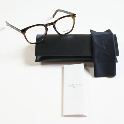 Yves Saint Laurent SL-30OSLIM 011 Unisex Authentic Eyeglasses Havana, 49mm - New