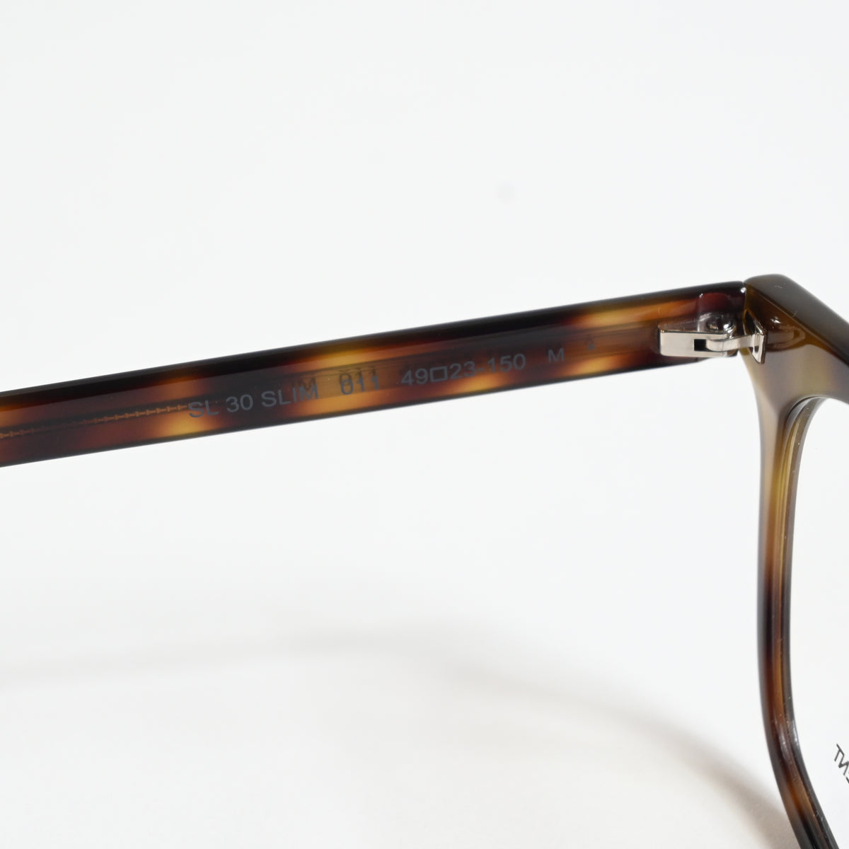 Yves Saint Laurent SL-30OSLIM 011 Unisex Authentic Eyeglasses Havana, 49mm - New