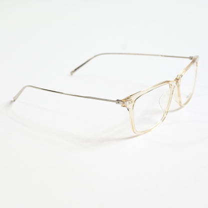 Yves Saint Laurent SL-625O 003 Mens Authentic Eyeglasses Clear Silver, 55 - New