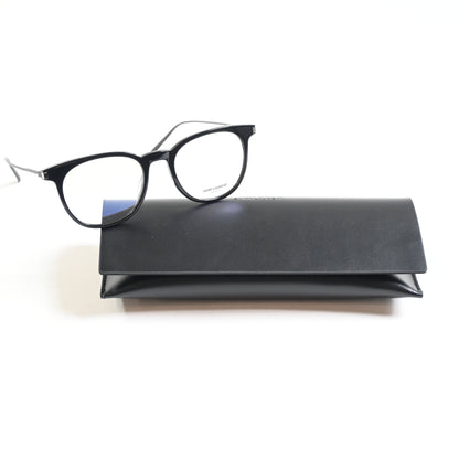 Yves Saint Laurent SL-579O 001 Mens Authentic Eyeglasses Black, 49mm - New