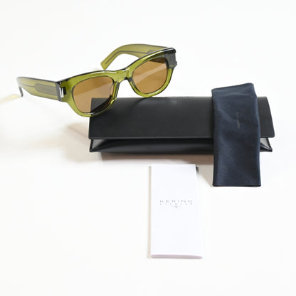 Yves Saint Laurent SL-573S 006 Womens Authentic Sunglasses Green, 49mm - New
