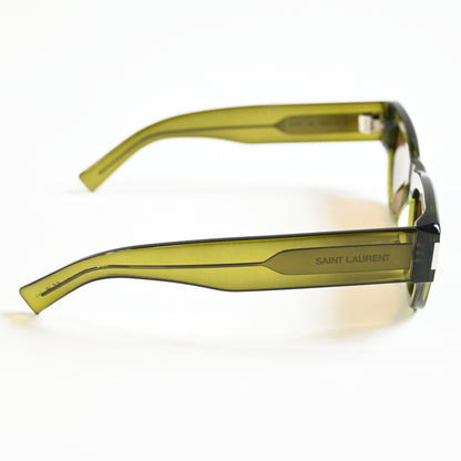 Yves Saint Laurent SL-573S 006 Womens Authentic Sunglasses Green, 49mm - New