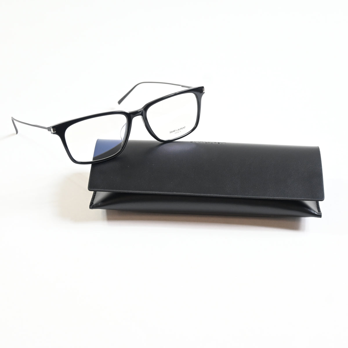 Yves Saint Laurent SL-625O 001 Mens Authentic Eyeglasses Black, 55mm - New