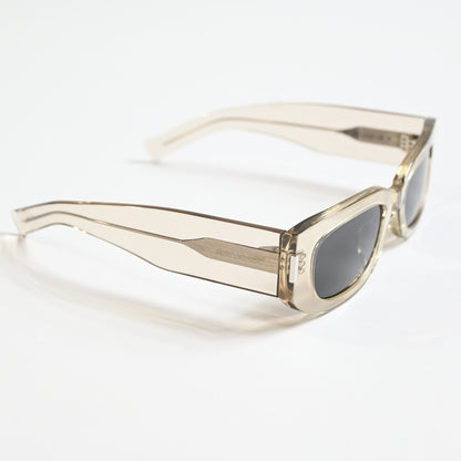 Yves Saint Laurent SL-697S 003 Unisex Authentic Sunglasses Beige/Gray, 51 - New